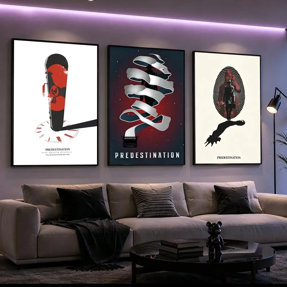 Movie Predestination Poster Poster HD Printing Cyberpunk Style Wall Art Home Decor For Gaming Room Living Room Bedroom Gift Idea