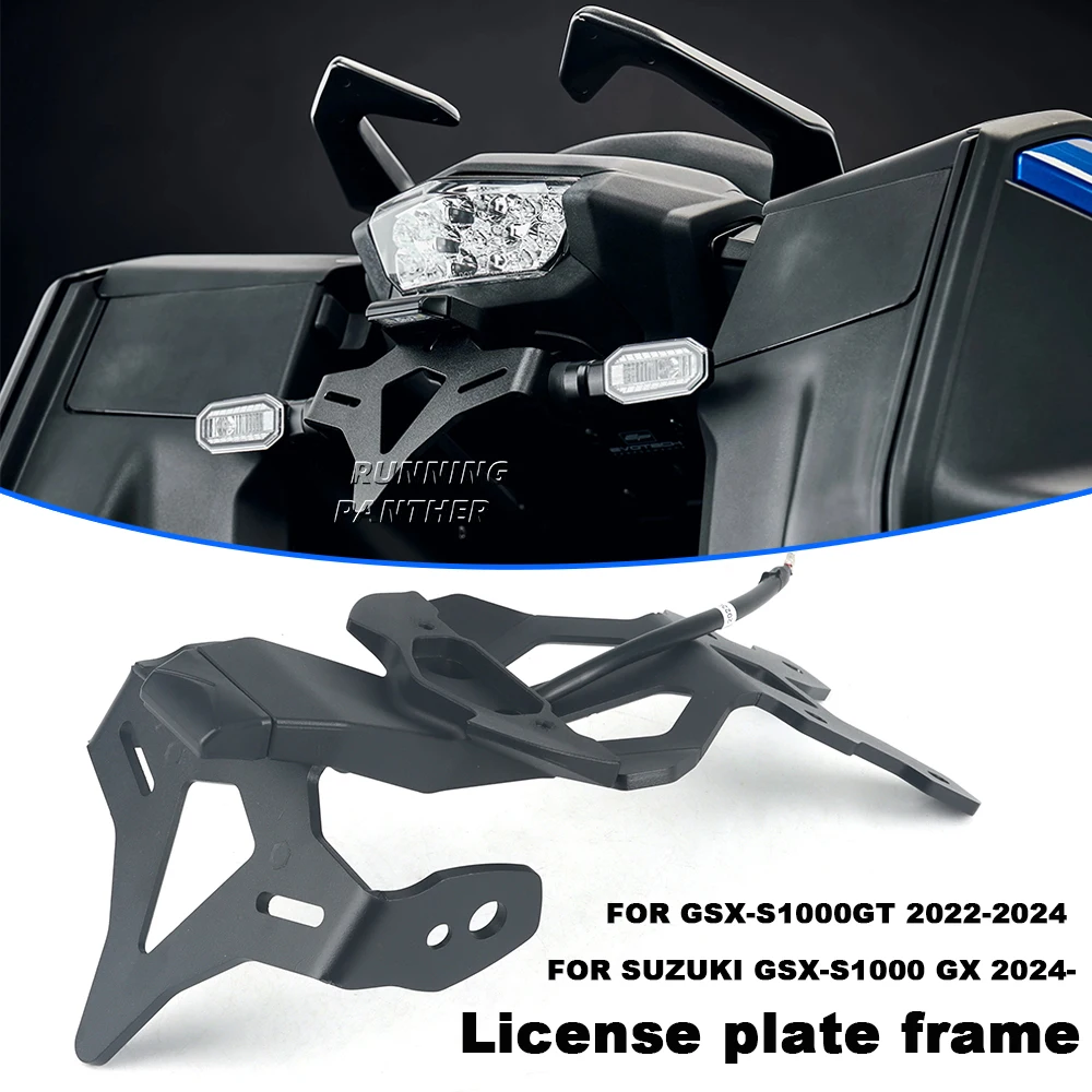 

Motorcycle Rear Short Tail Stock License Plate Holder Tailstock Frame Bracket For SUZUKI GSX-S1000GT 2022-2024 GSX-S1000 GX 2024