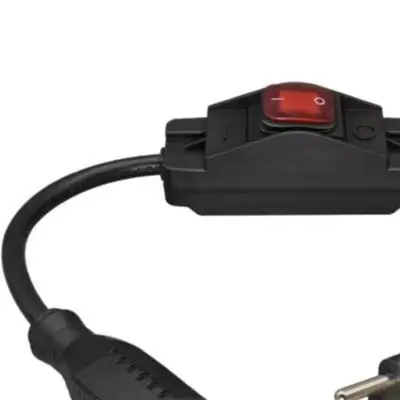 14AWG Power Extension Cord with Switch For nema 5-15P to 5-15R for 15A Load Handling in Residential and Commercial Use