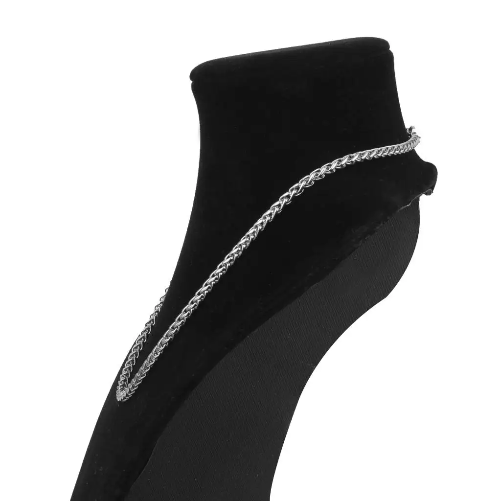 316L Stainless Steel Chain Necklace Silver Color 4mm Width Rust Resistant Long 71cm Gift for Men and Women