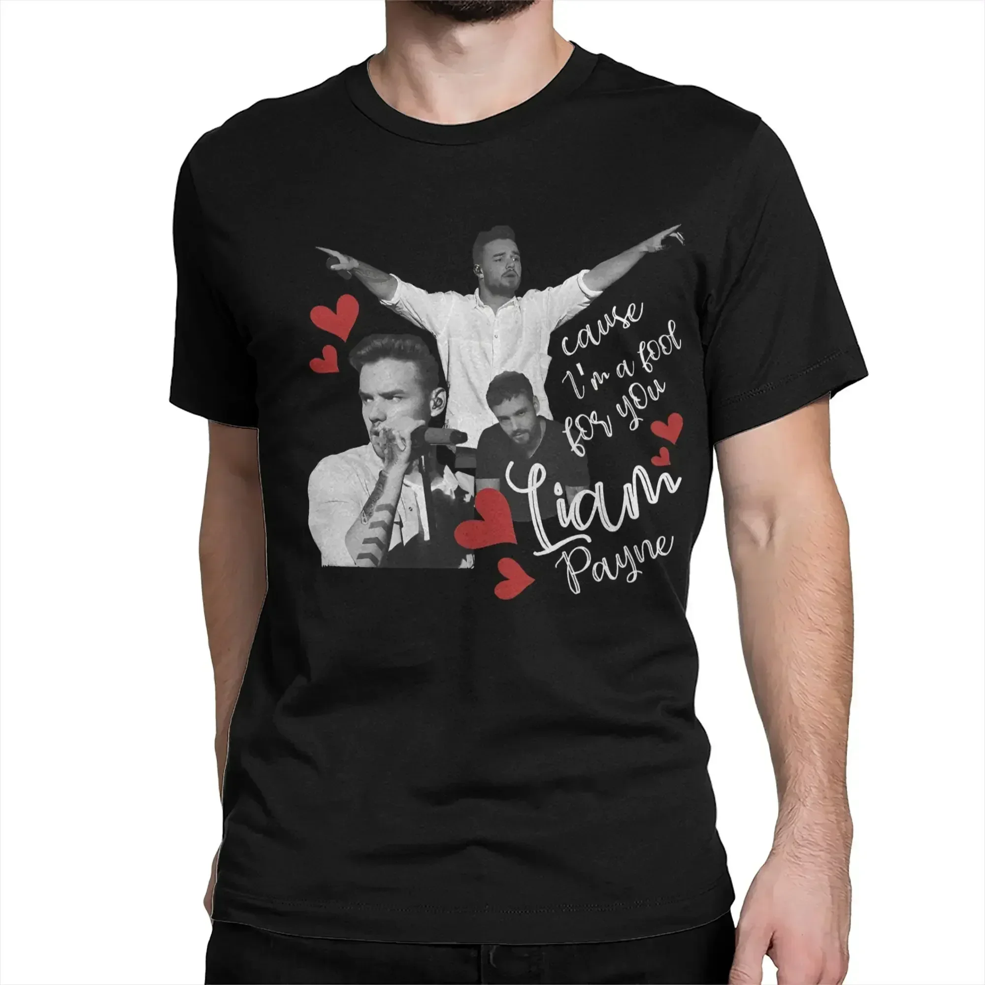 

Men Women Printed Liam Payne Singer 1993-2024 T Shirt Tee Vintage 1D Band T-shirts Clothing