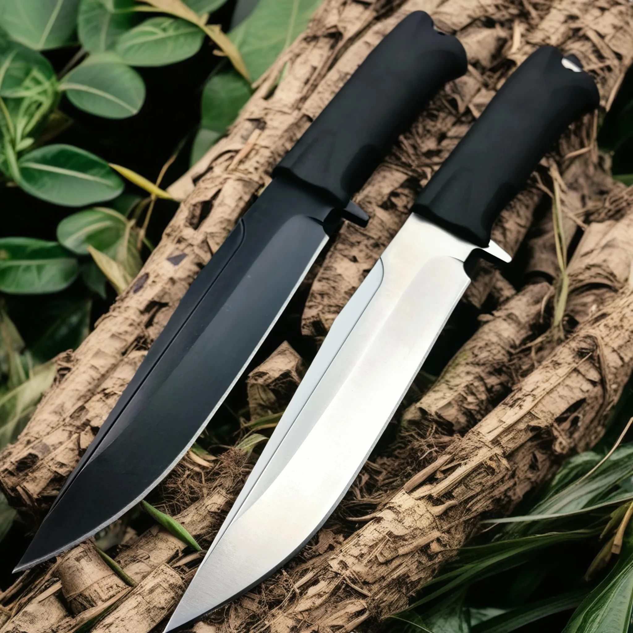 9.3 inch High Quality Outdoor Survival Knife 65*13 Special Steel Military Tactical Knife with Scabbard Bowie Knife