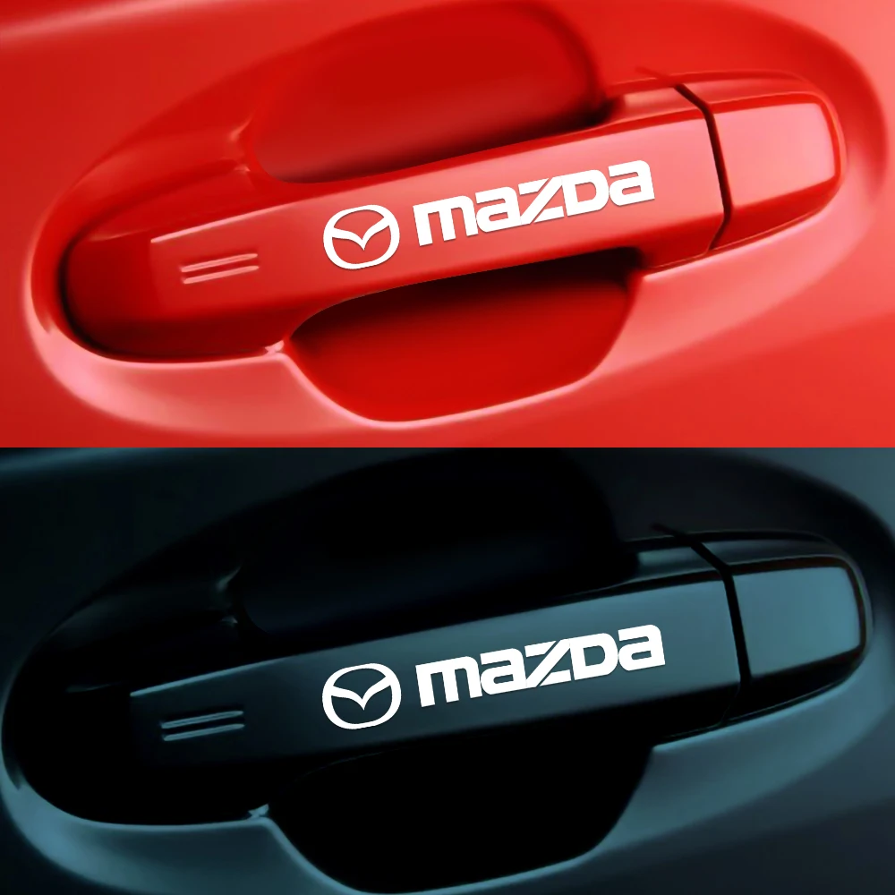 PVC Badge Car Car Decoration Sticker Window Wiper Rearview Mirror Sticker For Mazda 2 3 6 7 Axela CX-5 CX-3 CX-9 Atenza Demio MS