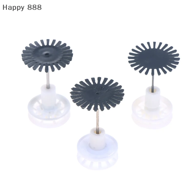 قطعتان من عجلات كشف إنذار لآلة التطريز - قاعدة مستديرة، متوافقة مع خط 1 مم، 1.2 مم، أو 1.5 مم #2