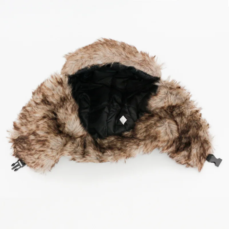 Invierno hombre mujer camuflaje Ushanka hombres a prueba de viento ciclismo protección contra el frío sombrero coche eléctrico al aire libre forro polar gorro cálido gorras