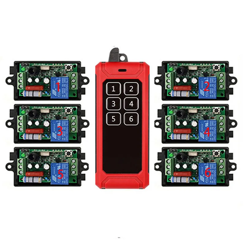 433 ميجا هرتز 1000 متر طويلة المدى التيار المتناوب 220 فولت 1CH RF الصناعية اللاسلكية التحكم عن بعد التتابع التبديل الضوء/مصباح/نافذة/أبواب المرآب مصاريع