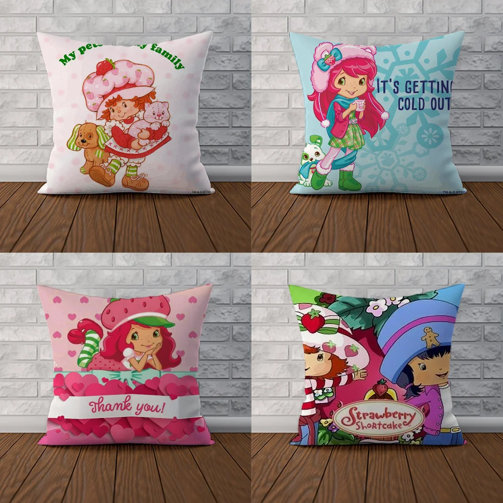 Poszewka dekoracyjna Stawberry Shortcake Poszewka na poduszkę 40x40 Luksusowe poduszki Home Decor Poszewki na poduszki Dekoracyjne poszewki na