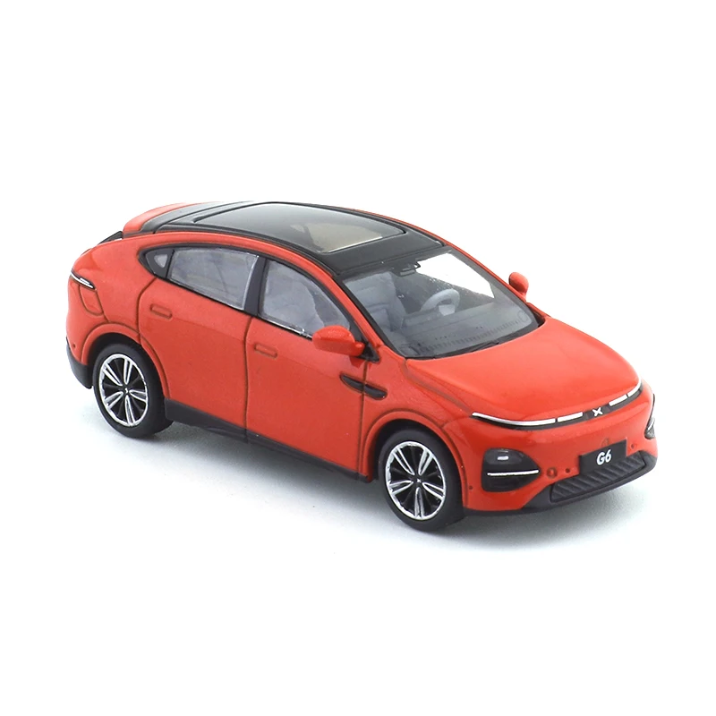 XCARTOYS 1/64 T11-15  Xiaopeng G9-Orange  Alloy Diecast Car Model Ornaments Cas Toys Gift Decorations