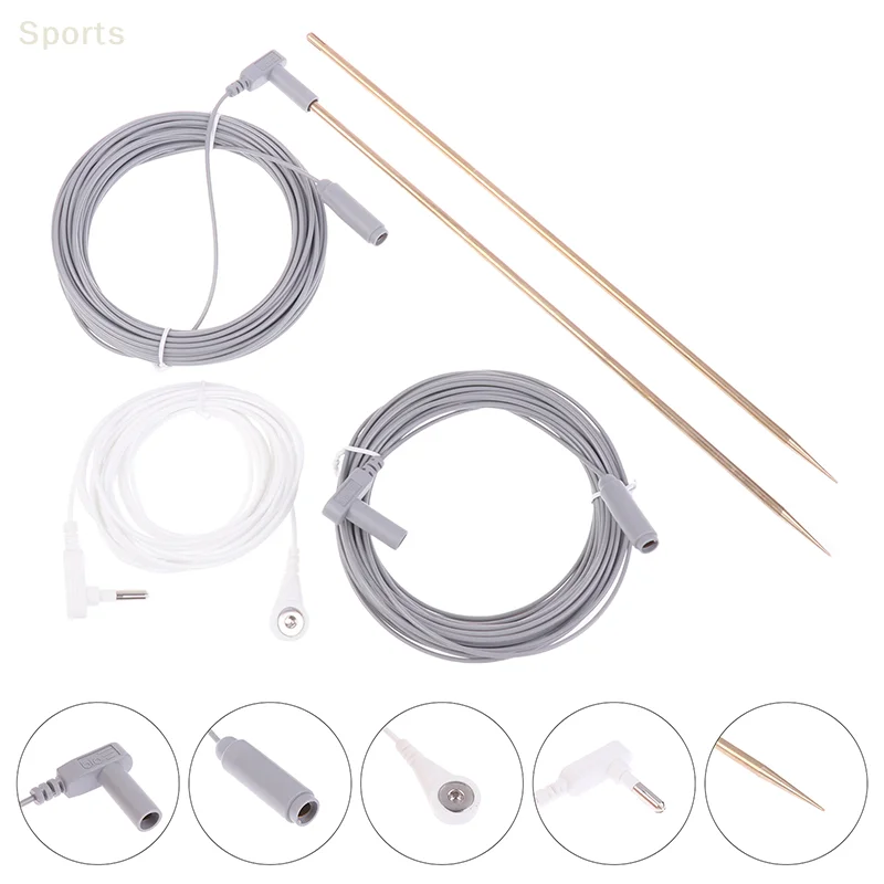 

Removable Yoga Mat Grounding Rod made of Copper, Ideal for Outdoor Sports, Includes Female Ground Wire