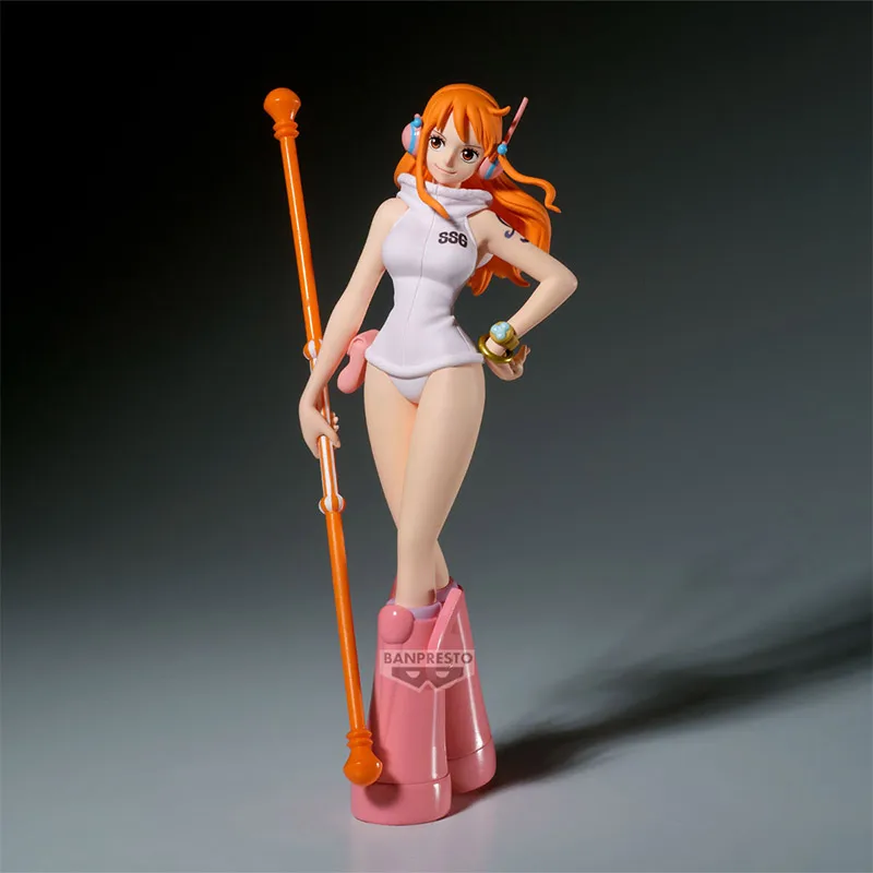 In Stock Bandai Original Banpresto ONE PIECE Nami Action Figure Toys Gift Collectible Model
