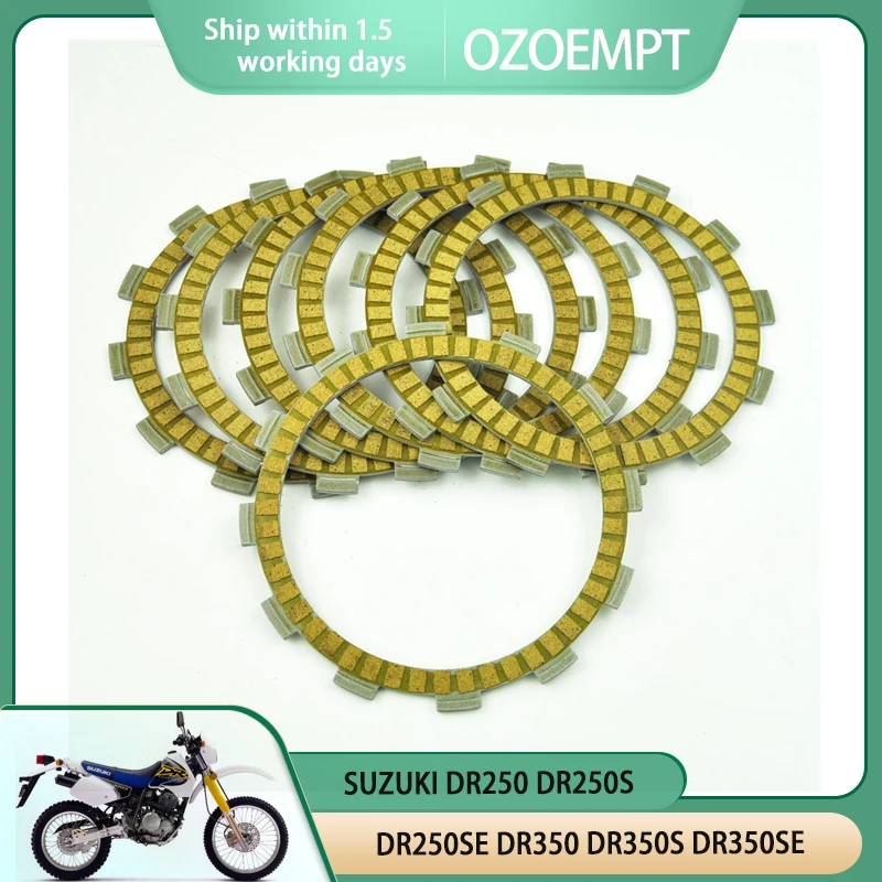 

Фибрирующая пластина сцепления OZOEMPT, подходит для SUZUKI DR250 DR250S DR250SE DR350 DR350S DR350SE