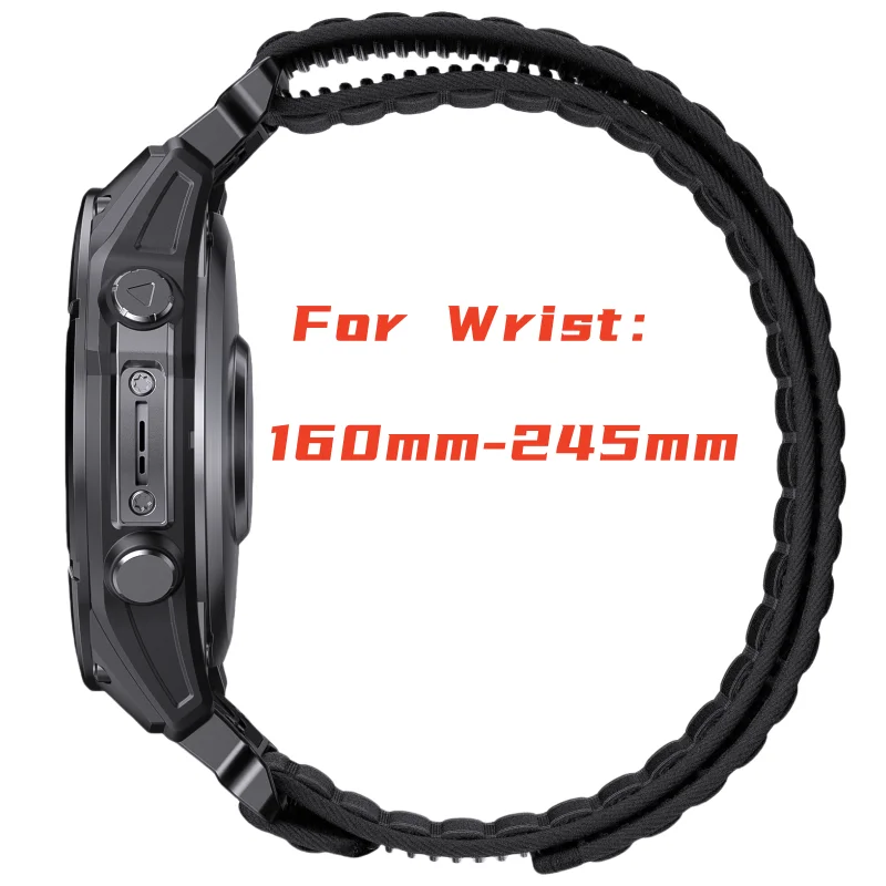 حزام QuickFit 22 26 مم بتصميم جديد من النايلون خفيف للغاية، مناسب لحزام Garmin Fenix E 8 7X 7 6 6X/Epix Pro Gen 2 51/47 مم Tactix