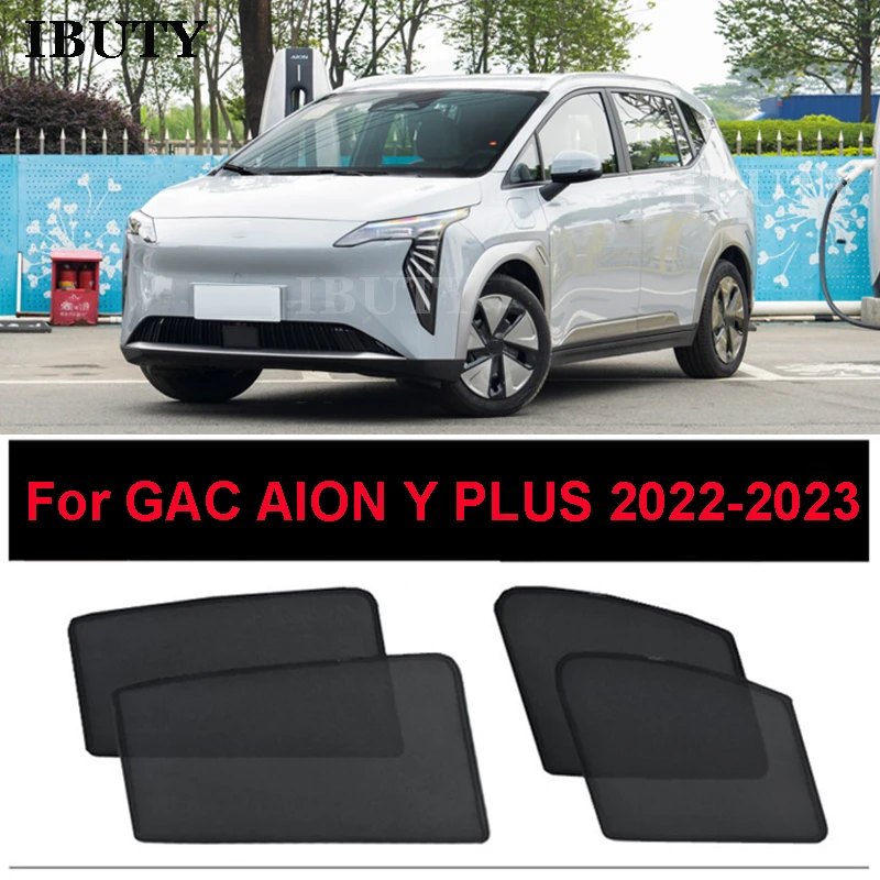 

For GAC AION Y 2022 2023 Magnetic Sunshade Car Side Window Mesh Curtains Sun Visor Sunscreen Heat Insulation Sun Protecion Cover