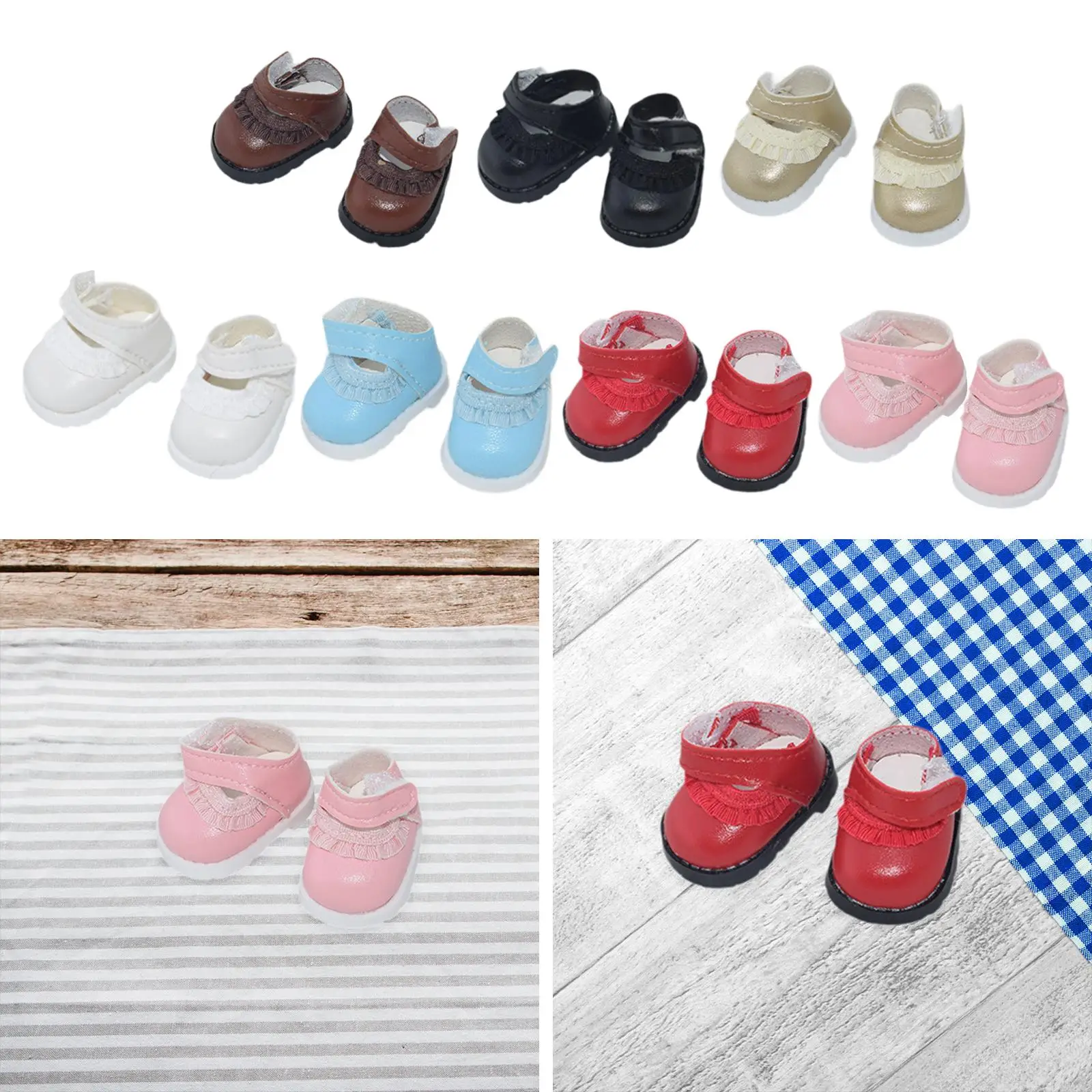 17 cm miniatuur pop schoenen, pop accessoires, handgemaakt, comfortabele meisje pop outfits DIY pop speelgoed voor kleine meisjes cadeau kinderen speelgoed