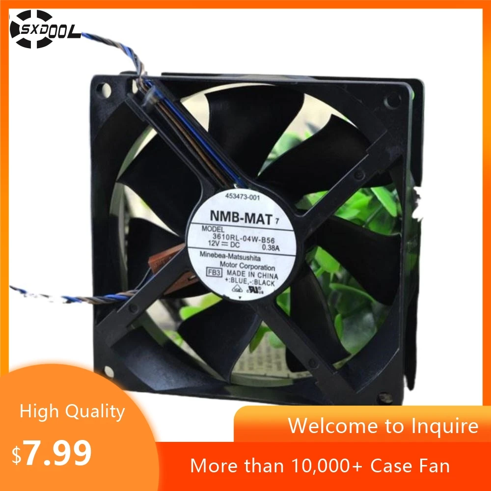 

Для сервера NMB 3610RL-04W-B56 92x92x25 мм 12 В 0,38 А с двумя шариками 60CFM PWM и промышленного вентилятора