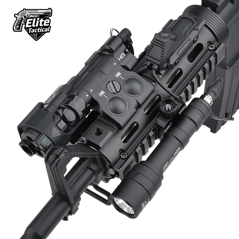

Tactic metal MAWL-C1 laser hunting red/green/blue aiming indicator lights with M600U flashlight AXON double button remote switch