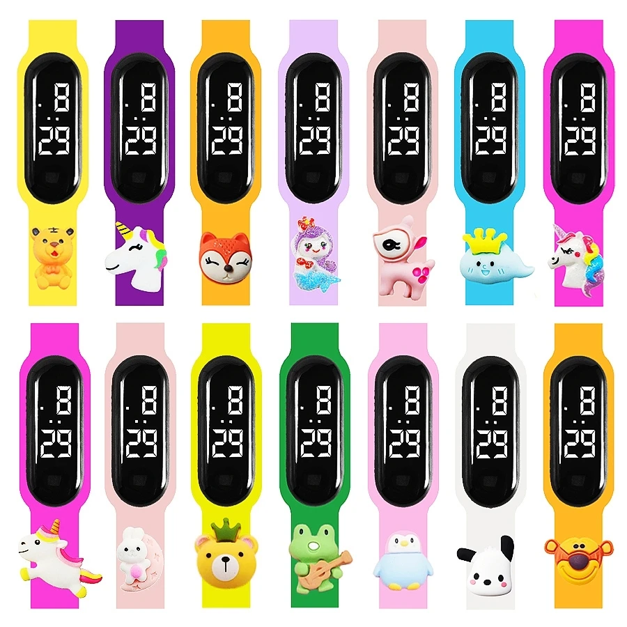 2024 New Digital Watch for Kids Toys Waterproof Children Sports Electronic Watches Boy Girls LED Child Digital Smartwatch