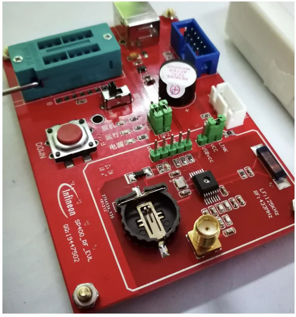 TPMS tire pressure monitoring learning board, tda5235 development board, sp40 learning board and sp370 learning board