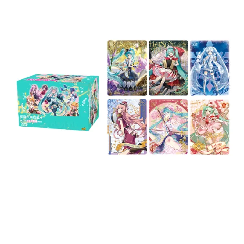 مجموعة بطاقات Kayou Hatsune Miku حزمة العداد الأول المجلد 4 SE بطاقات كارتون أنيمي هدايا العيد للأطفال #5