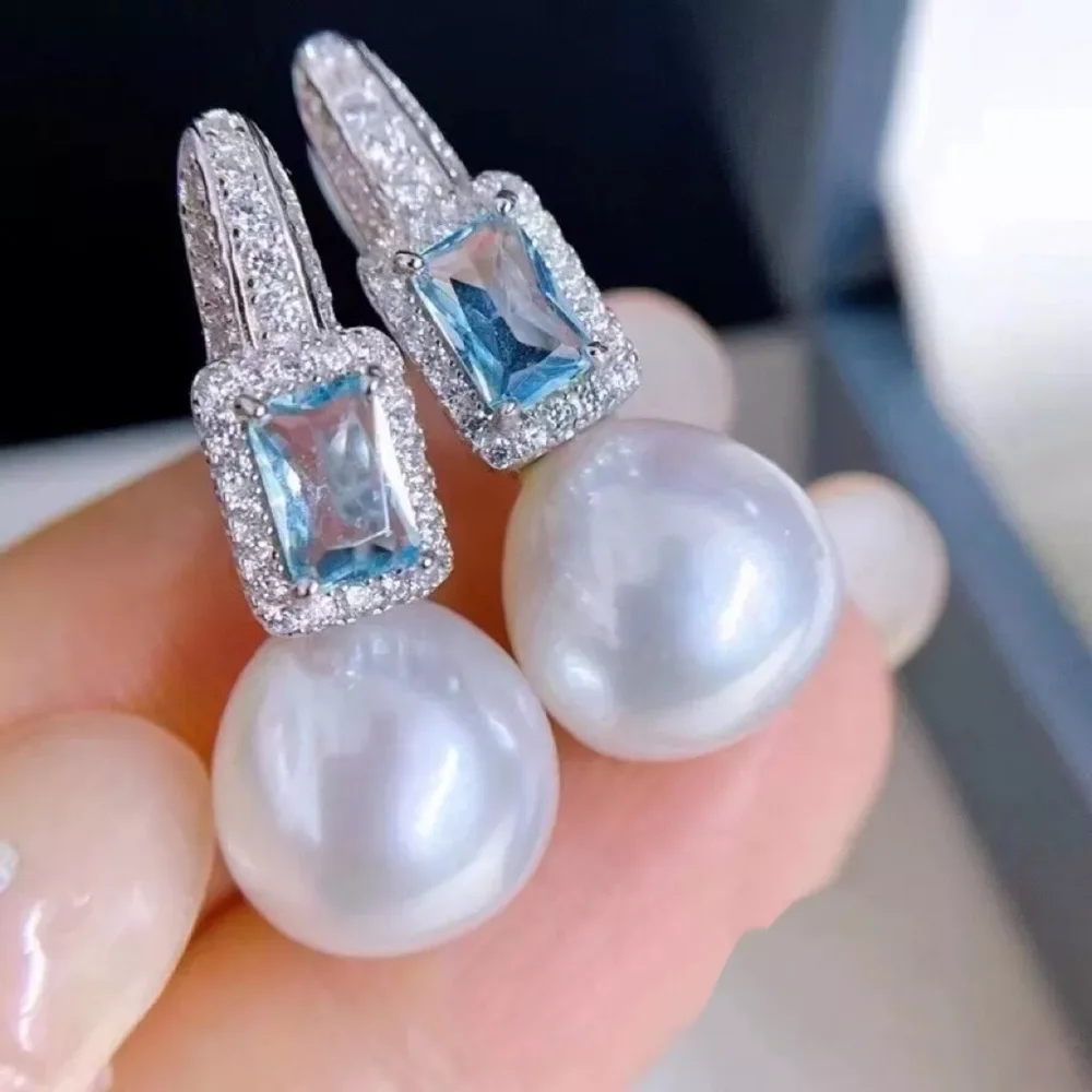 

Beautiful and gorgeous AAAA 9-10mm 10-11mm Japanese round white pearl earrings 925s