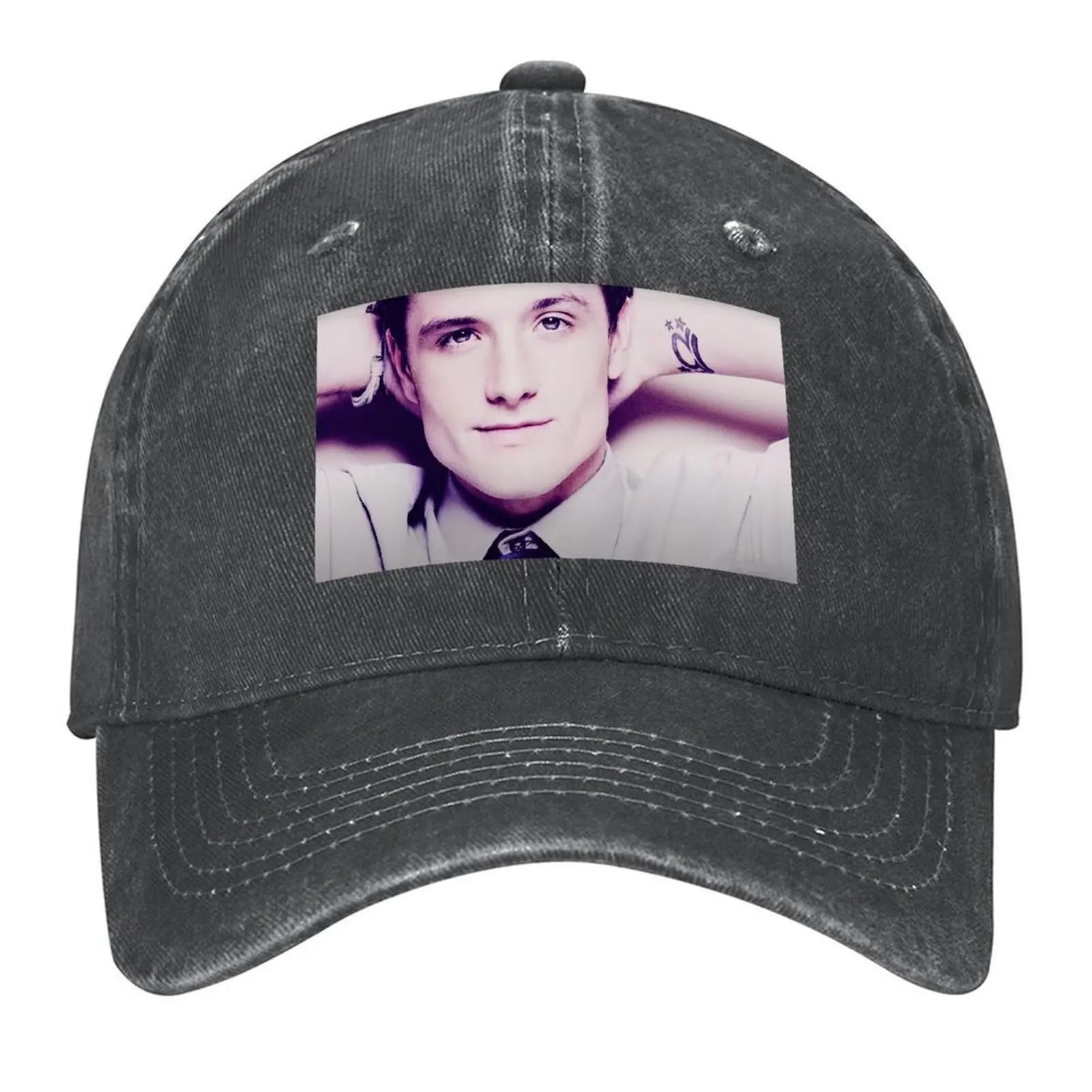 

Josh Hutcherson Whistle Meme Baseball Cap Fashion Beach New Hat Mountaineering Golf Wear Girl'S Hats Men's