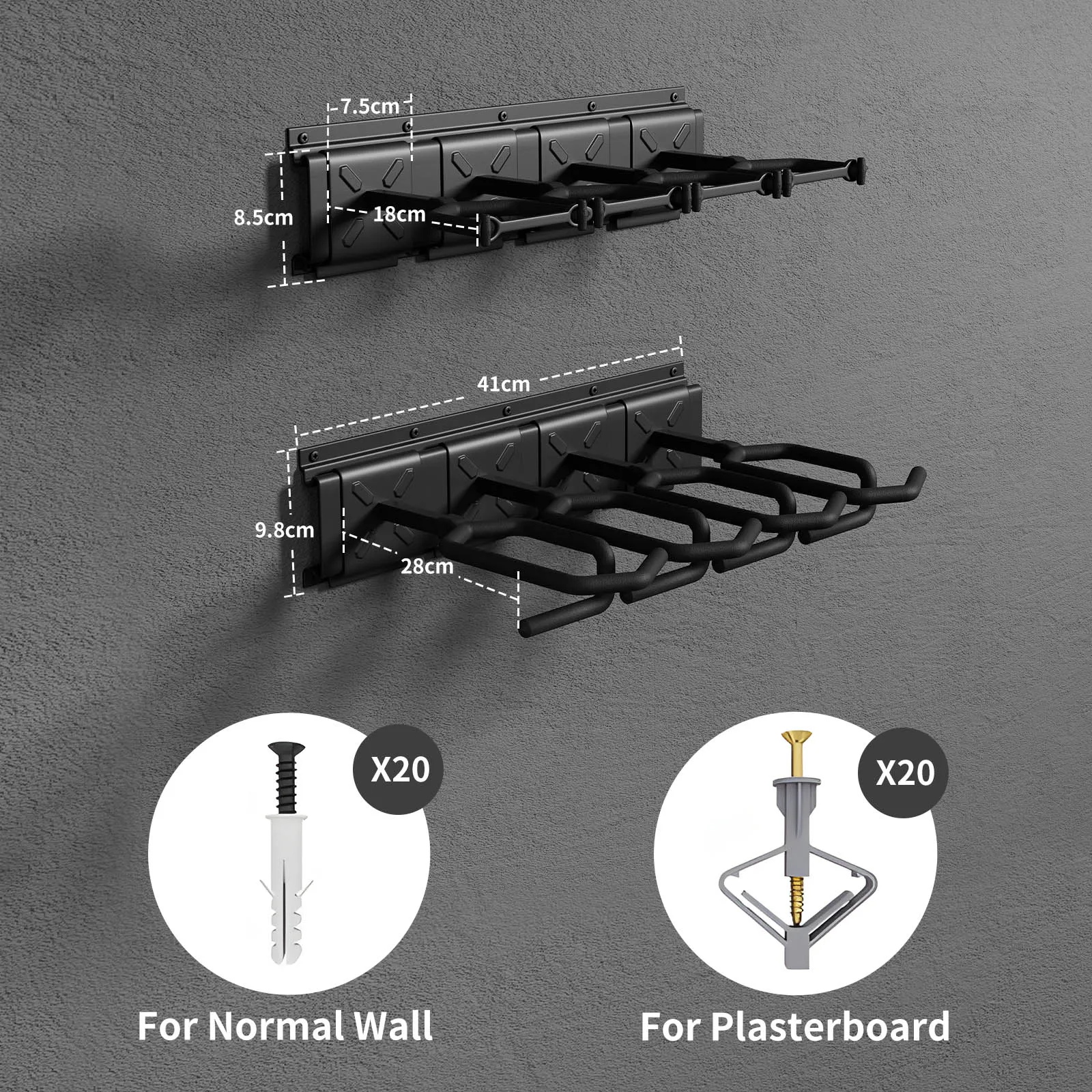 4 Slot Vertical Rifle Shotgun Gun Rack Gun Rack Indoor Gun Rack Wall Mount with Soft Padding prevent scratches the guns.