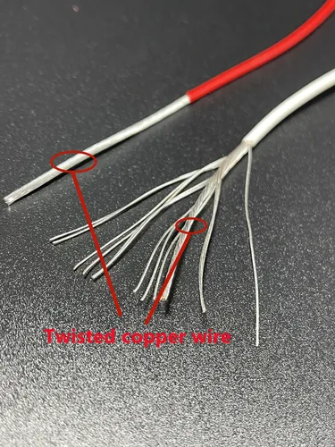 Imagen 2 del producto Cable plateado de teflón resistente a altas temperaturas 20 18 15 13 11-6 AWG bobina de inducción de tierra de alambre de alta temperatura de teflón