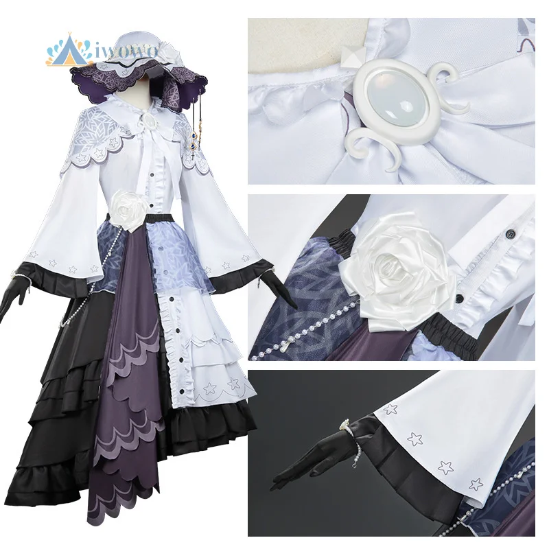 

Игра «Магическая девочка: Суд над ведьмой» — Цукияри Юки ‌ Костюм для косплея: шаль, юбка, шляпа, униформа, одежда для Хэллоуина, карнавала, вечеринки