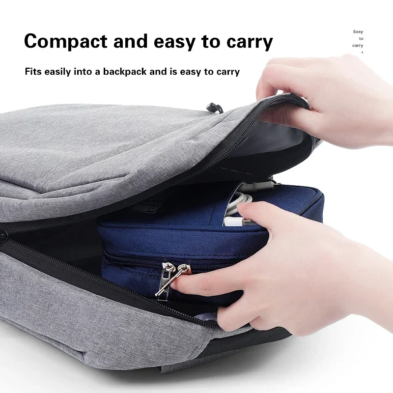 Oxford Data Cable Organizer Bag Waterproof USB Power Bank Earphone Storage Case Travel Digital Accessories Pouch Digital Package