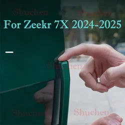 Car Door Bumper Strip for Zeekr 7X 2024-2025 Car Door Side Anti-scratch Border Anti-collision ABS Trim Exterior Accessories