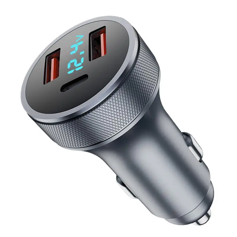 For Refer To Description  Fast Charge Car Phone Charger High-Speed Charging Car Phone Charger Car Charger With Led Digital