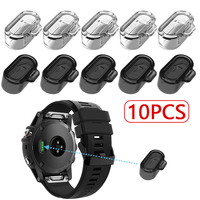 10/1pcs Transparent Dust Cover for Garmin Forerunner 955 945 255 Fenix 7 7S 7X 6 6S 6X Soft TPU Dust Plug Clear Dust Cap Case