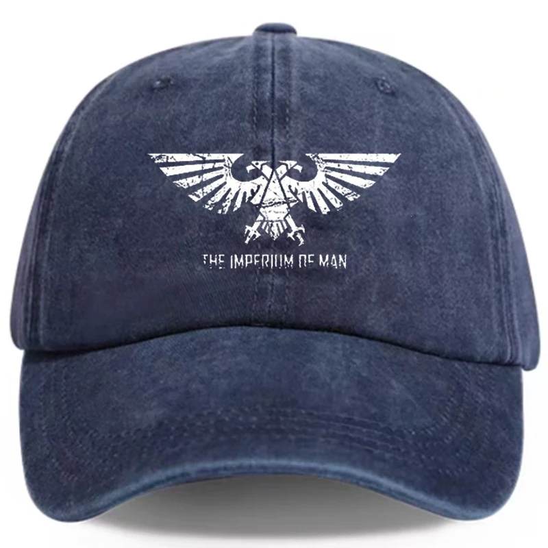 Imperium of For Man Sci-fi Art - قبعة بيسبول مطبوعة كلاسيكية محايدة للجنسين، قماش مغسول، قبعة ترفيهية خارجية