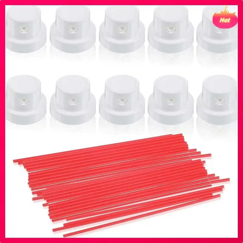 

ABYP Replacement Extension Straw-Red Plastic Paint Nozzles For Cans, Straws And Nozzle Extensions