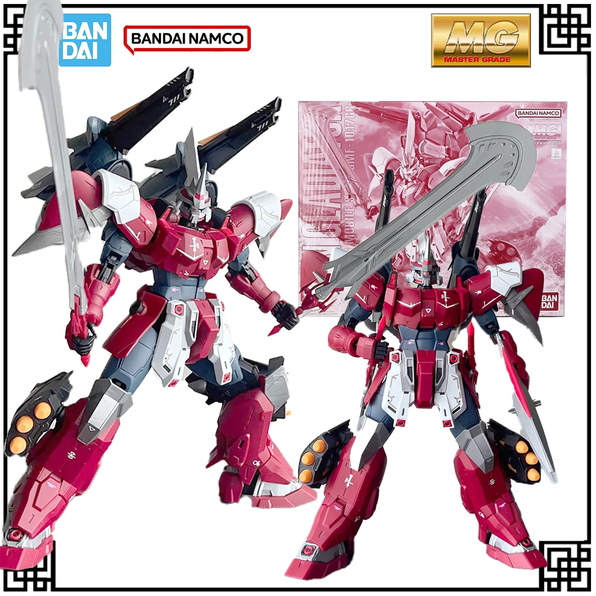 

В наличии, оригинальный комплект модели Bandai Gundam MG 1:100 Ginn Gladiator, фигурки героев, игрушки, детские подарки, рождественские подарки