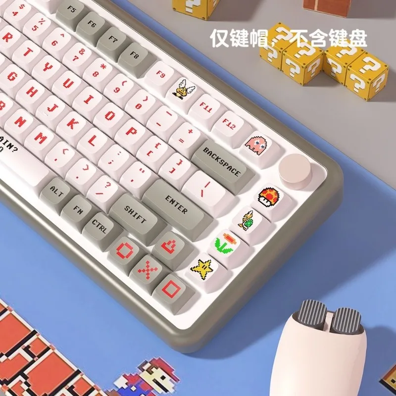 Game theme Super Mario Bros Keycaps Keyboard Caps for Mechanical Keyboard Stylish PBT Keyboard Decorative Keycaps Gifts