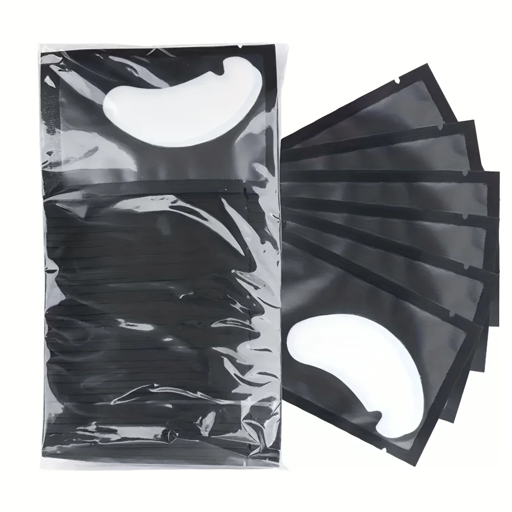 50 Pairs Eye Patches Eyelash Extension Under Eye Pads Makeup Lashes Patch Tip Stickers Pads For Eyelash Extension Supplies