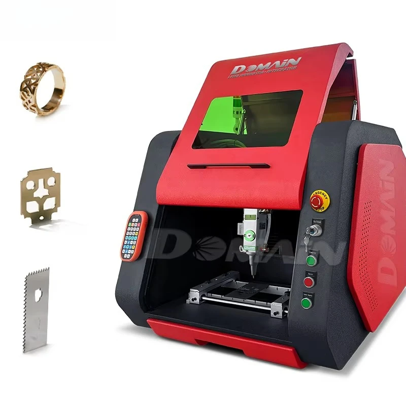 Desktop Mini Industrial Automatic Cutter for Goldsmith Jewelry Making 1500W Fiber Cutting Machine