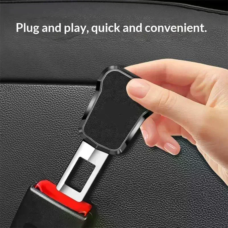 1PC Car Seat Belt Clip Extender Safety Seatbelt Lock Buckle Plug Just Plug And Play Insert Socket Extender Safety Buckle