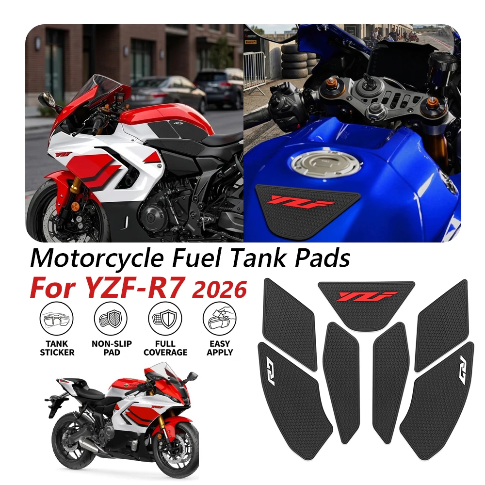 ヤマハ-yzf-r7-yzfr7-yzf-r7-2026年モデル用-新型バイクコックピットグリップデカールパッド-燃料タンクパッド-サイドレッグニーステッカー-アクセサリー