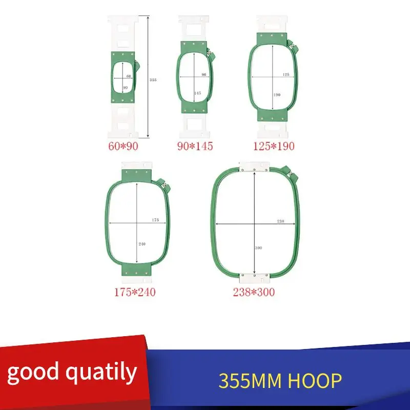 Części do hafciarki rozmiar 60x90 90x145 125*190 125x190 175x240 kwadratowy obręcz do Tajima SWF BARUDAN MANA FEIYA maszyna LULA