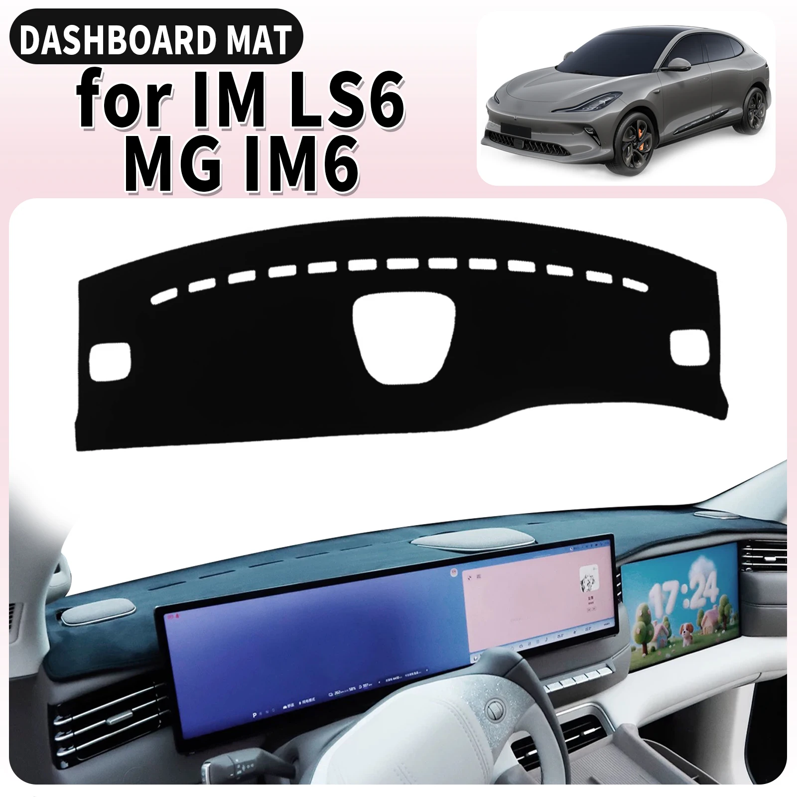 

fit for IM LS6 MG IM6 2023 2024 2025 2026 Car Dashmat Dashboard Cover Pad Accessories DashMat Sunshade Protective Carpet