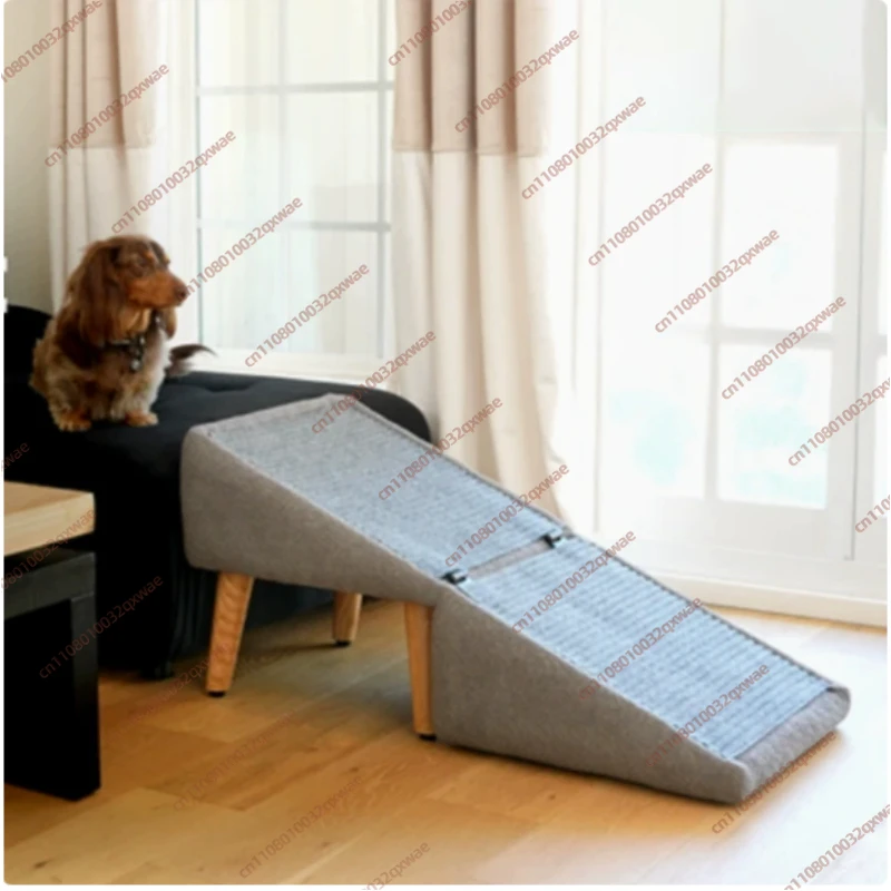 Split Dog Staircase Ramp Dual-purpose Wooden Footstool Suitable for Large, Medium and Small Dogs