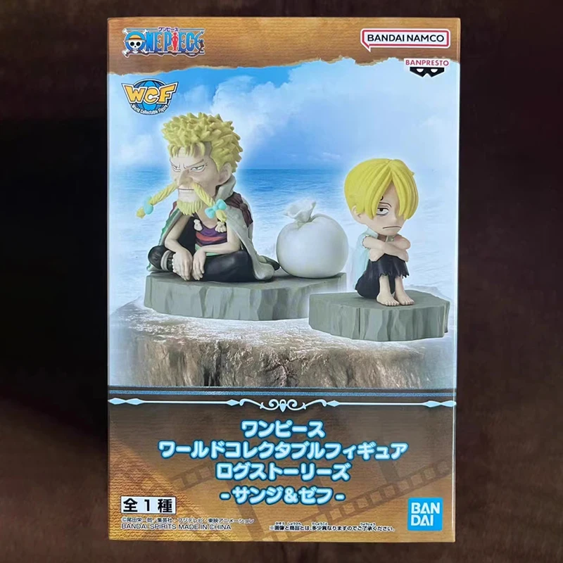 Bandai Original BANPRESTO ONE PIECE WCF Storyline 7 Anime Figure Sanji Zeff Squad Action Figures Collectible Model Toys for Boys