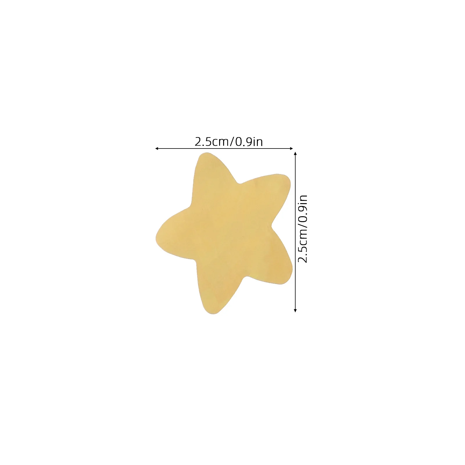 500 قطعة نجمة ذهبية مستديرة ختم ملصقات ورقة لاصقة تسميات لفة كيس الحلوى المغلف الأعمال الصغيرة التعبئة والتغليف ملصقات مكافأة #4