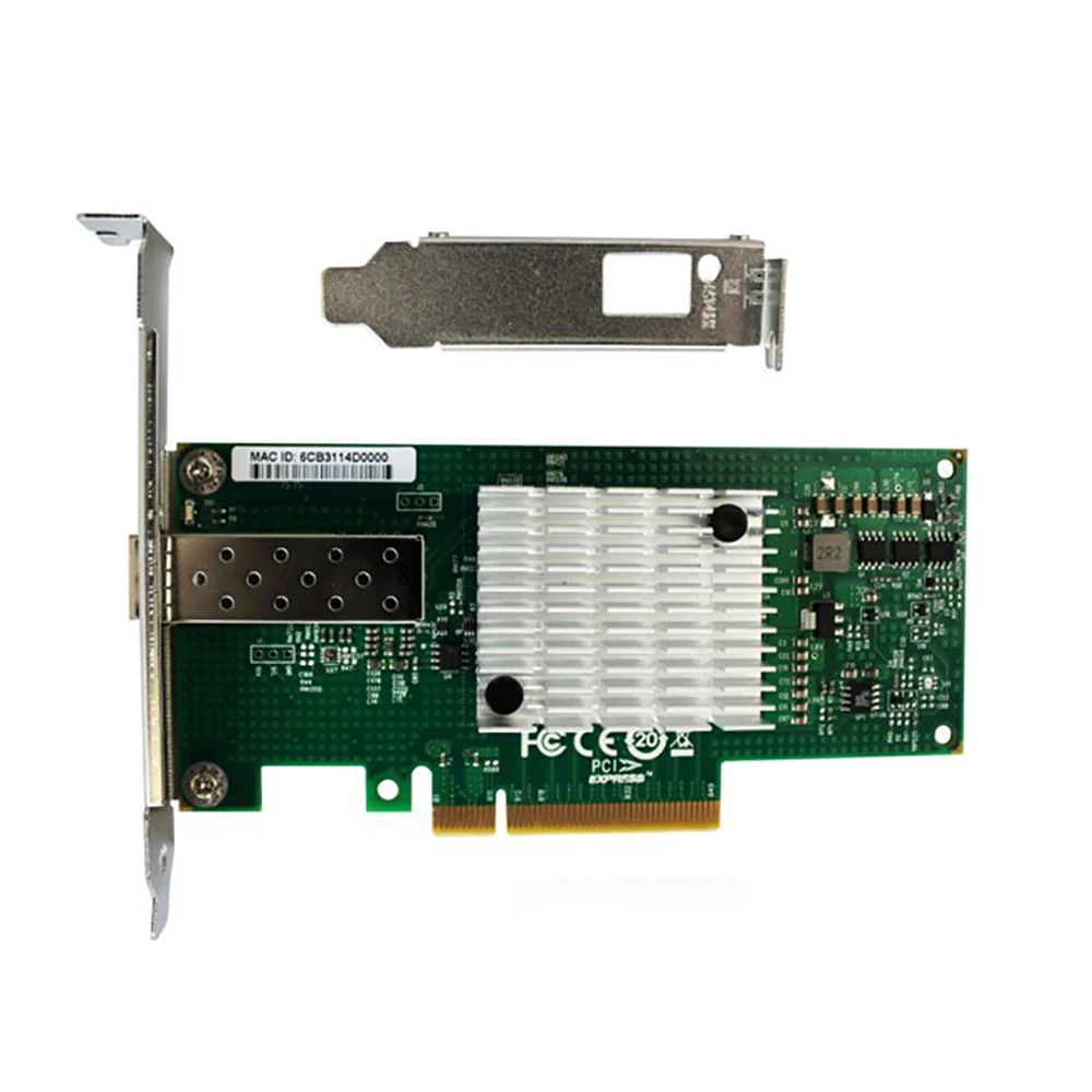 Para Mellanox ConnectX-2 10G 10 Gigabit servidor SFP de un solo puerto tarjeta de red de fibra óptica de alta calidad envío rápido