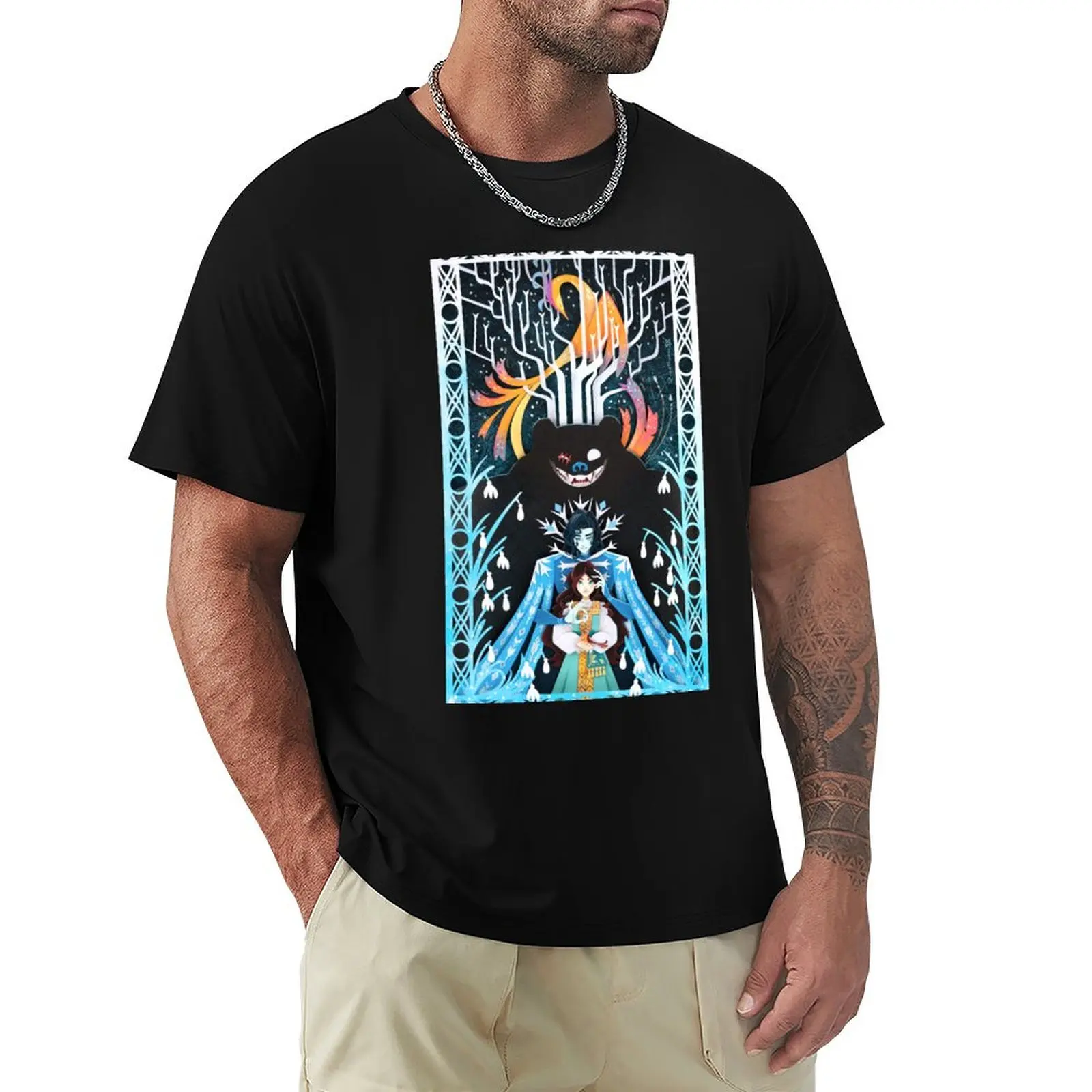 Both Are Mine - Winternight Trilogy Papercraft T-Shirt Large Size Breathable Tee