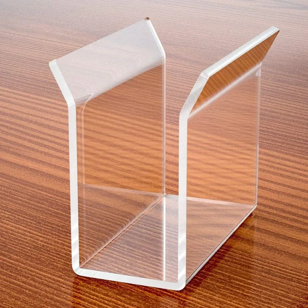 

2pcs Napkin Holder Acrylic Tissue Storage Rack For Kitchen Dining Table Party Hotel Desktop Decor Freestanding Napkin Stand