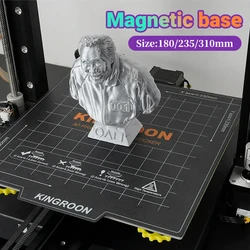 181 235 310 mm Build Plate Magnetic Heatbed 3D Printer Hot bed Sheet A+B Soft Magnet Build Plate For KP3S KP5L Ender 3