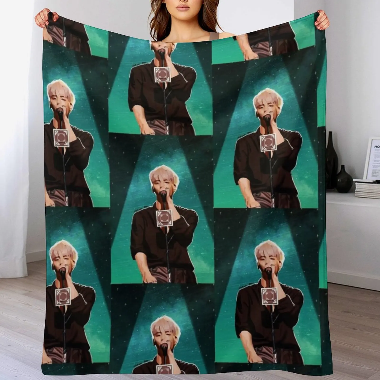 

Shinee Jonghyun Throw Blanket Soft Cozy Blanket for Pet Kids Adults